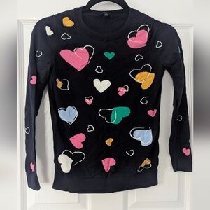 ❤️5 For $25❤️ Talbots Hearts Sweater P Size